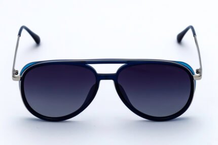 POLICE RC158/S Unisex Sunglasses – Blue – Polarized – Size 55