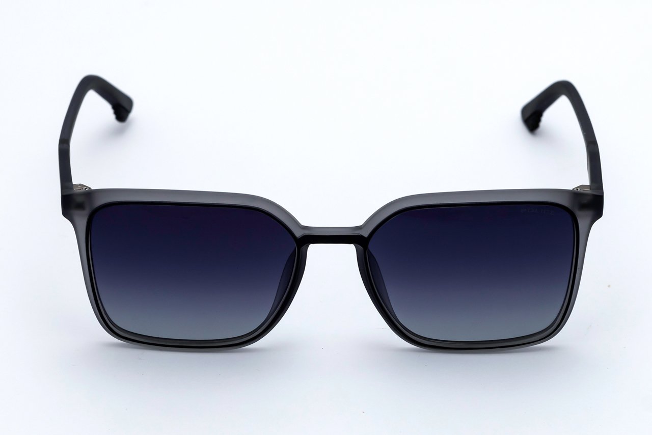 3V9A3003 POLICE SPL769 Unisex Sunglasses – Grey – Polarized – Size 54