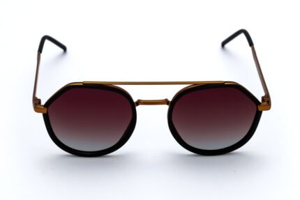 TOMMY HILFIGER TH1680 Polarized Sunglasses Brown Hexagonal Frame