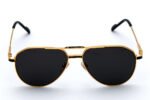 CARTIER CT0668S Gold Sunglasses - Medium Fit Stainless Steel Frame