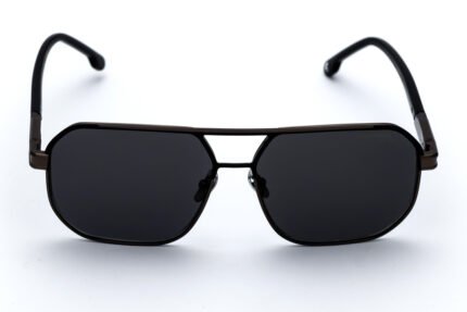 CARRERA 1135 Black Silver Sunglasses - Large Fit Metal/Acetate