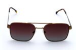 HUGO BOSS OLD3042M Unisex Sunglasses – Stainless Steel – Brown - Polarized – Size 55