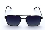 HUGO BOSS OLD3042M Black Polarized Sunglasses - Men's Large Fit Stainless Steel