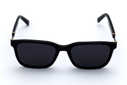 EMILIO PUCCI EP1022 Black Polarized Acetate Sunglasses - Unisex Medium Fit