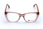 VALENZA W53000 Transparent Pink Acetate Women Eyeglasses - Medium Fit