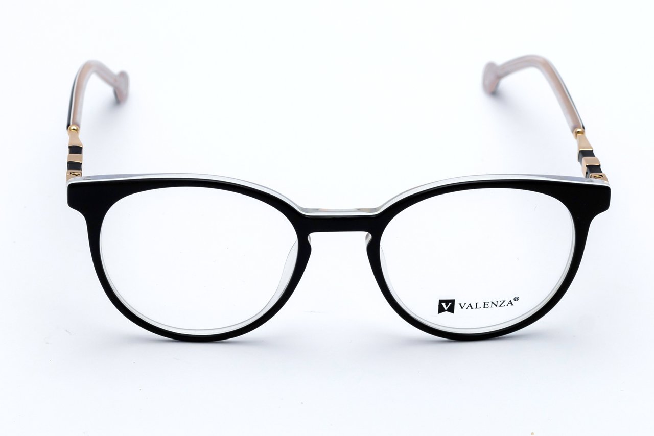 3V9A3316 VALENZA HER0121 women optical glasses – black acetate frame