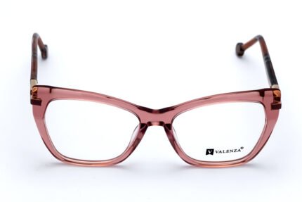 VALENZA W53072 women’s optical glasses – transparent purple acetate frame