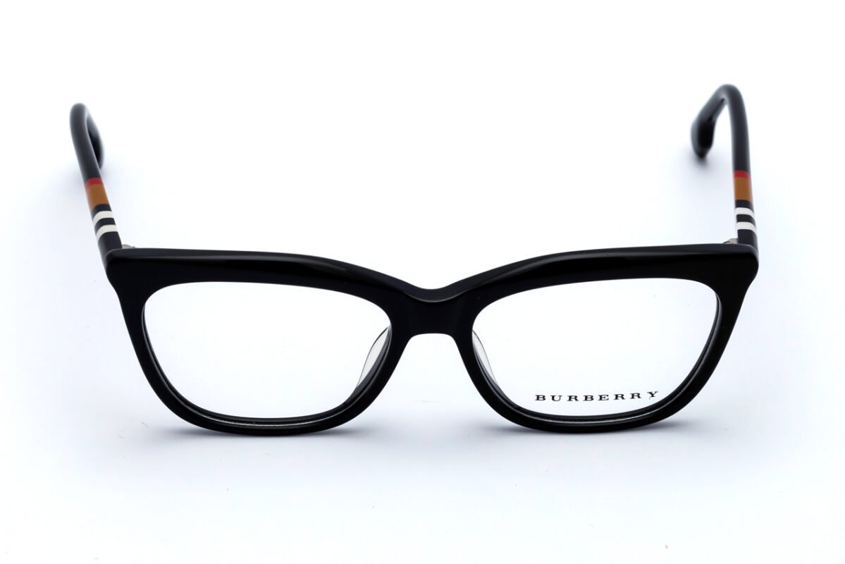 BURBERRY BE2356 Black Acetate Women Eyeglasses - Medium Fit