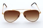 RAY-BAN RBR0101S Unisex Sunglasses – Gold – Polarized – Size 59