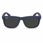 RAY-BAN RB4165 Matte Dark Blue Polarized Sunglasses - Unisex Justin