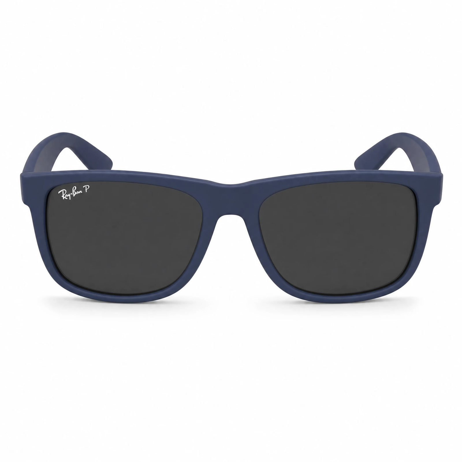 rayban_justin_blue_black_front RAY-BAN RB4165 Matte Dark Blue Polarized Sunglasses - Unisex Justin