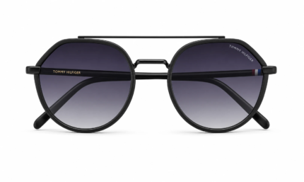 TOMMY HILFIGER TH1680 Unisex Sunglasses – Black – Polarized – Size 51