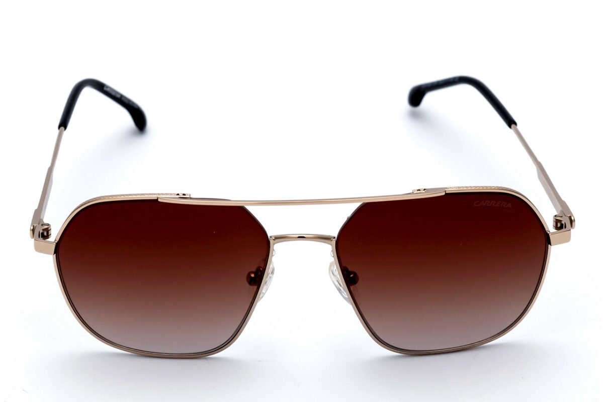 CARRERA CA1035 Gold Polarized Sunglasses - Medium Fit Metal Frame