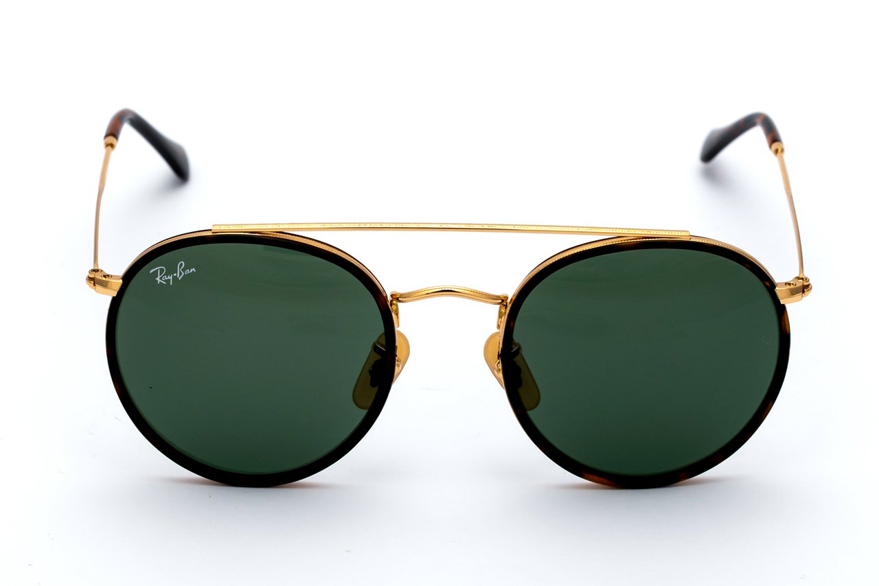 3V9A3544 RAY-BAN RB3647N Unisex Sunglasses – Gold – Polarized – Size 51