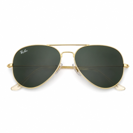 Ray-Ban RB3025 Aviator Classic Sunglasses - Gold Frame, G-15 Green Glass UV400 Lenses