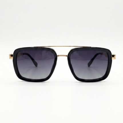 BOSS 1843 Black/Gold Polarized UV400 Sunglasses