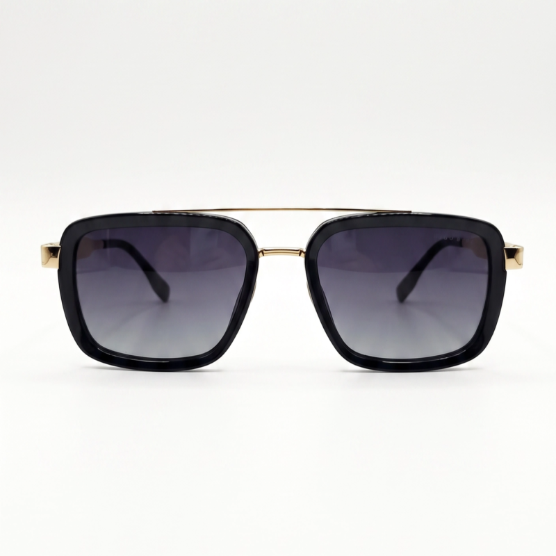 BOSS 1843 Black/Gold Polarized UV400 Sunglasses