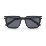Philipp Plein 7455 Polarized Sunglasses - Matte Black Frame, Grey Gradient UV400 Lenses
