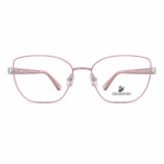 Swarovski 165 Pink Crystal Metal Prescription Eyeglasses