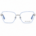 Bvlgari 3846 Women’s Optical Eyeglasses – Blue Geometric Frame