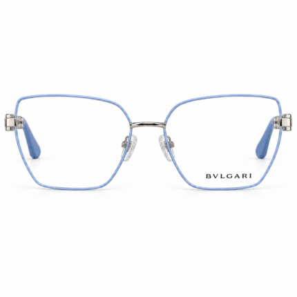 Bvlgari 3846 Women’s Optical Eyeglasses – Blue Geometric Frame