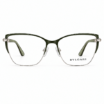 Bvlgari 2820 Women’s Optical Eyeglasses – Olive Green Cat-Eye Frame