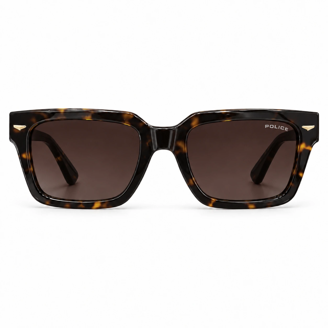 police_front_dark_lens POLICE 5086 Tortoise Brown Sunglasses